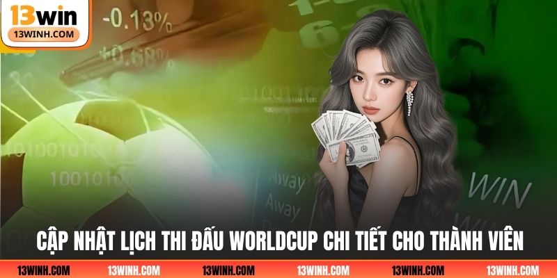 Cập nhật lịch thi đấu Worldcup chi tiết cho thành viên